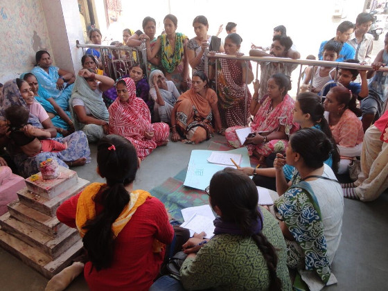 Mahila Housing SEWA Trust group photo