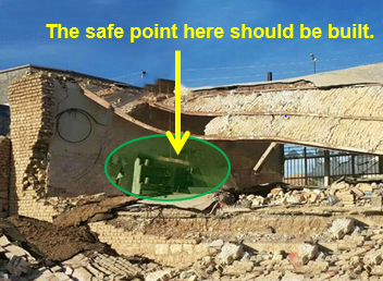 The safe point here should be built.
