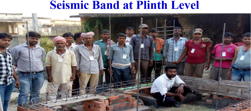 Seismic Band at Plinth Level